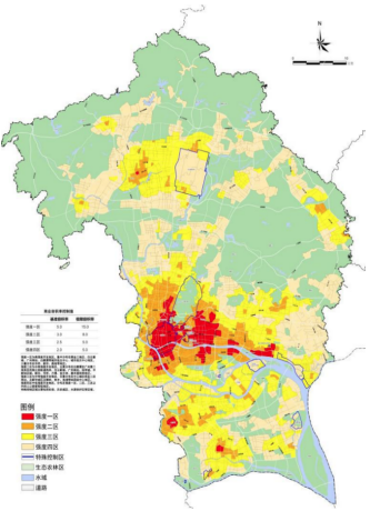 广州市开发强度管控体系构建及分区划定—交通承载力专题