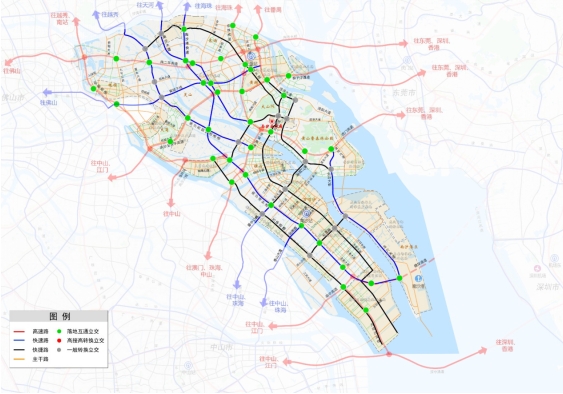 南沙新区道路快捷化改造及货运通道研究