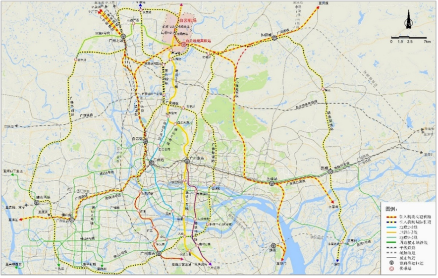 广州白云国际机场综合交通枢纽整体交通规划（修编）